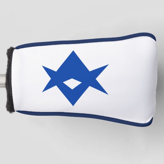 Golf Putter Cover with Flag of Toyota City, Japan (Voorkant)