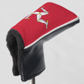 Golf Putter Cover with Isle of Man Flag, UK (3/4 voorkant)