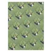 Golf-putter en -bal voor par, tafelkleed (Voorkant)