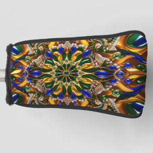 Golf Putter Hoesje met Brazilië Kleuren Ontwerp Golfheadcover