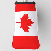 Golf Putter Hoesje met Canadese vlag Golfheadcover (Draai 90)