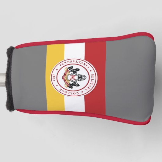 * Golf Putter Hoesje met PMC Vlag logo Golfheadcover (Voorkant)