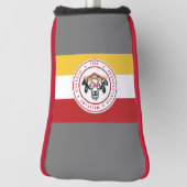 * Golf Putter Hoesje met PMC Vlag logo Golfheadcover (Draai 90)