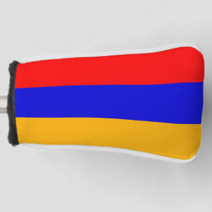 Golf Putter Hoesje met vlag van Armenië Golfheadcover