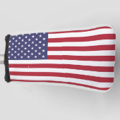 Golf Putter Hoesje met Vlag van de VS Golfheadcover (Voorkant)
