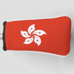 Golf Putter Hoesje met vlag van Hongkong Golfheadcover