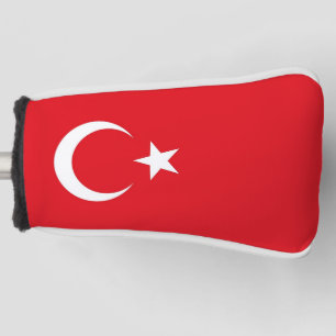 Golf Putter Hoesje met vlag van Turkije Golfheadcover