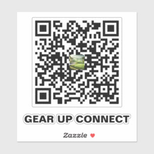 Golf QR-code sticker – Verbinding maken op de gree