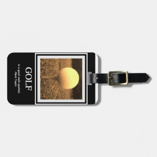Golf Quote Bagagelabel