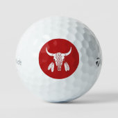 Golf Red Ghost Dance Buffalo Taylor Made TP5 balles de (Recto)