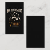 Golf Retirement Golf Course Club Golfing Visitekaartje (Voorkant / Achterkant)