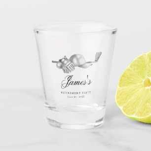 Golf Retirement Party Favoriet Custom Shot Glas