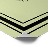 Golf Retirement Party Welkomstbord Poster (Hoek)