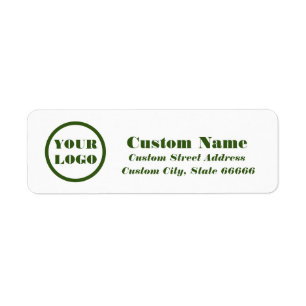 Golf Retour Adreslabels - Aangepaste luxe labels
