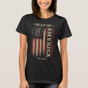 Golf Retro van Amerika EST 2025 Amerikaanse vlag M T-shirt
