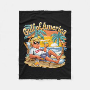Golf Retro van Amerika Est 2025  strand Vacat Fleece Deken