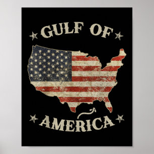 Golf Retro van de Verenigde Staten Amerika EST 202 Poster