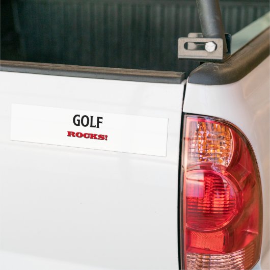 Golf Rocks Bumpersticker (Op Truck)