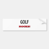 Golf Rocks Bumpersticker (Voorkant)