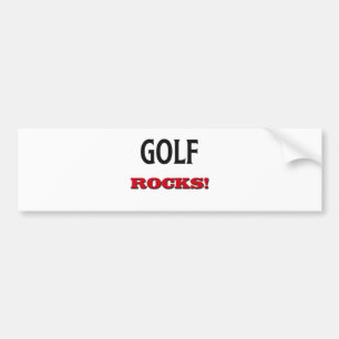 Golf Rocks Bumpersticker