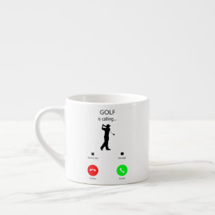 Golf roept, Gift voor Golfer, Golfer Gift Espresso Kop
