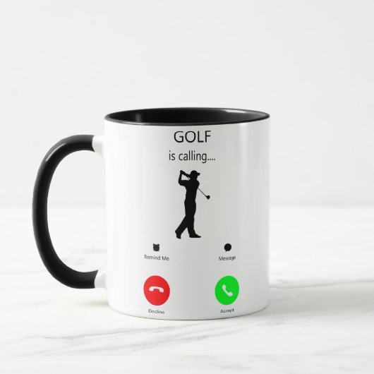 Golf roept, Gift voor Golfer, Golfer Gift Mok (Links)