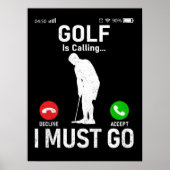 Golf roept… Ik moet gaan Poster (Voorkant)