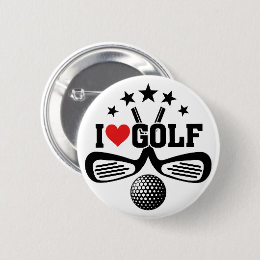 Golf Ronde Button 5,7 Cm (Voorkant /achterkant)