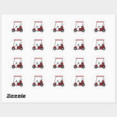 Golf Ronde Sticker (Vel)