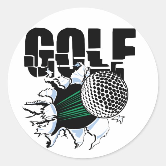 GOLF RONDE STICKER (Voorkant)