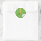 Golf Ronde Sticker (Tas)