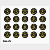 GOLF RONDE STICKER (Vel)