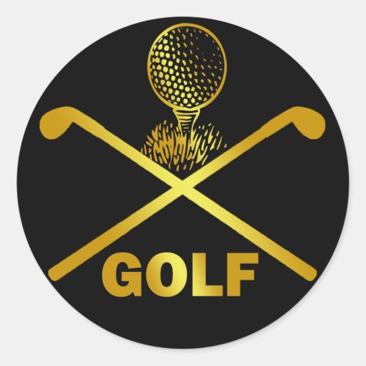 GOLF RONDE STICKER (Voorkant)