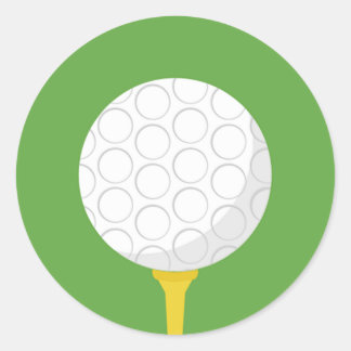 Golf Ronde Sticker