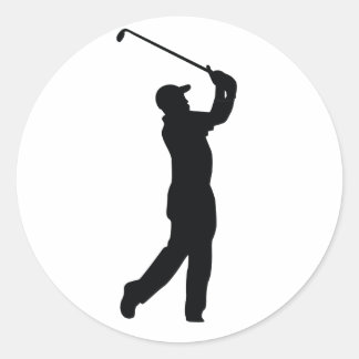 Golf Ronde Sticker