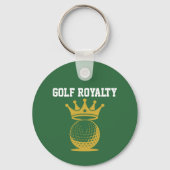 Golf Royalty Aangepaste Sponsor QR Code Sleutelhanger (Voorkant)