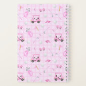 Golf Roze Notitieboek (Achterkant)