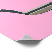 Golf Roze Poster (Hoek)