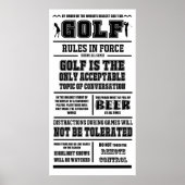 Golf Rules Print (Voorkant)
