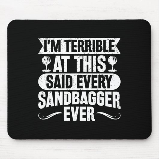 Golf Sandbagger Muismat (Voorkant)