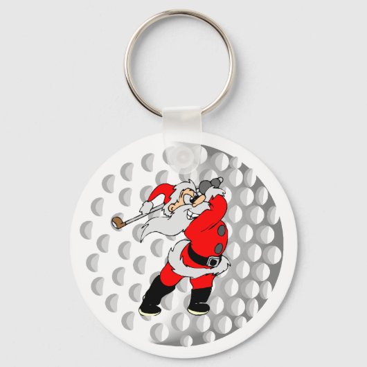 Golf Santa Sleutelhanger (Voorkant)