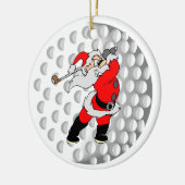 Golf Santa Sports Keramisch Ornament (Links)