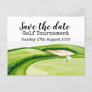 Golf Save the date Golf Tournament Aankondigingskaart