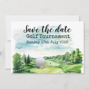 Golf Save the date Golf Tournament Kaart