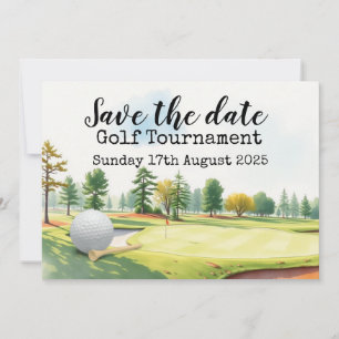 Golf Save the date Golf Tournament Kaart