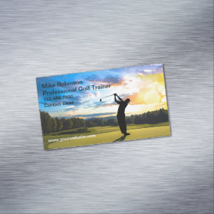 Golf Scenische Magnetische Zakelijke Kaarten Magnetisch Visitekaartje