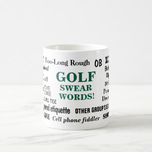 Golf scheldwoorden Golfer Pet Peeves Joke Golfen Koffiemok