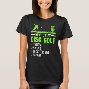 Golf-schijf Golf-schijf Golfer-Humor Golfin afspel T-shirt