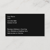 Golf Schilderachtig Visitekaartjes (Achterkant)