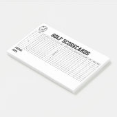 Golf Scorecards Post-it® Notes (Schuin)